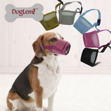Wholesale No Barking Nylon Mesh Anti Bite Pet Mask Dog Muzzle soft breathable pet muzzle